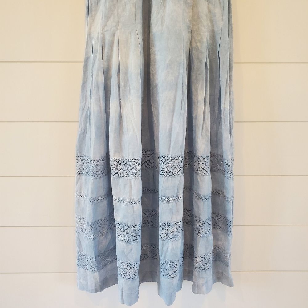 LoveShackFancy Edie Cotton Crochet Lace Midi Dress - Picture 12 of 16